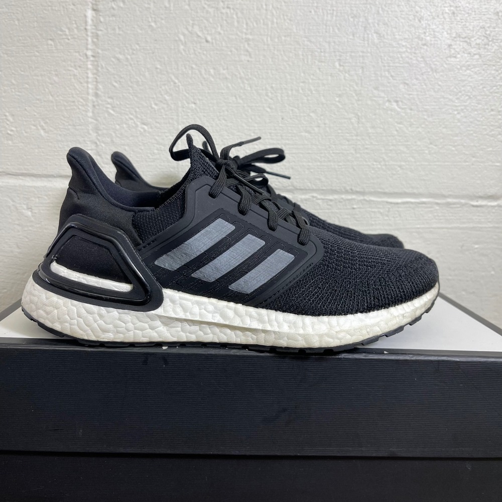 Adidas Ultraboost 20 EG0714 Core Black White‎ Running Shoes Sneaker Women's 8 US